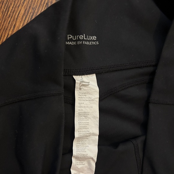 Fabletics PureLuxe Black Leggings - Picture 3 of 3
